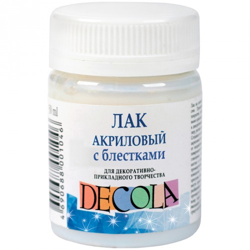 Лак акриловый с блестками